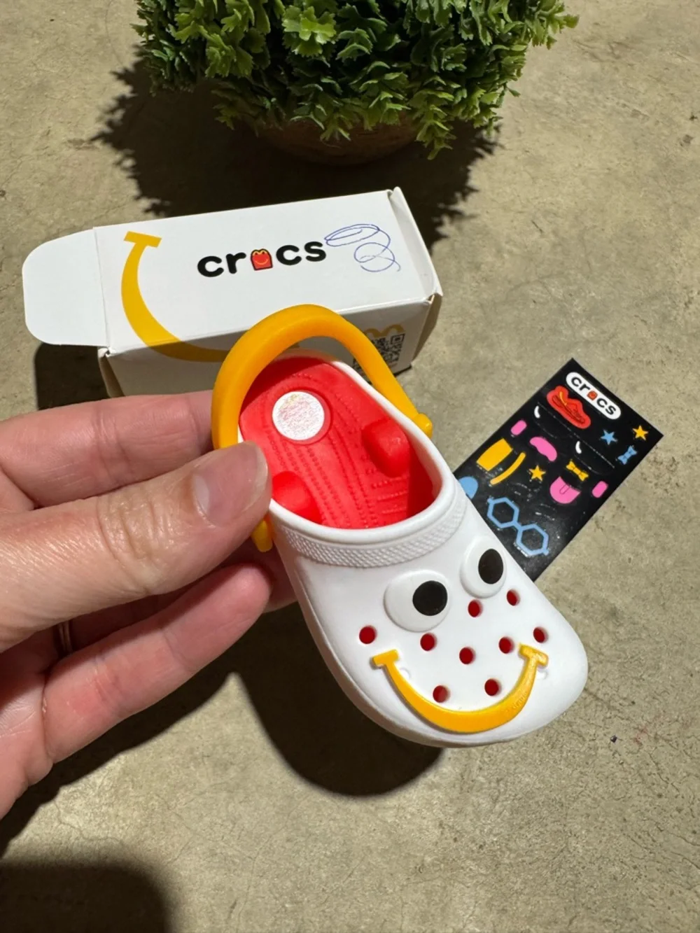 Crocs‎ McDonalds Keychain Charm Toy